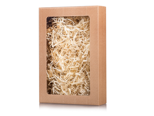 Darčeková krabica s priehľadom 370 x 240 x 70 mm