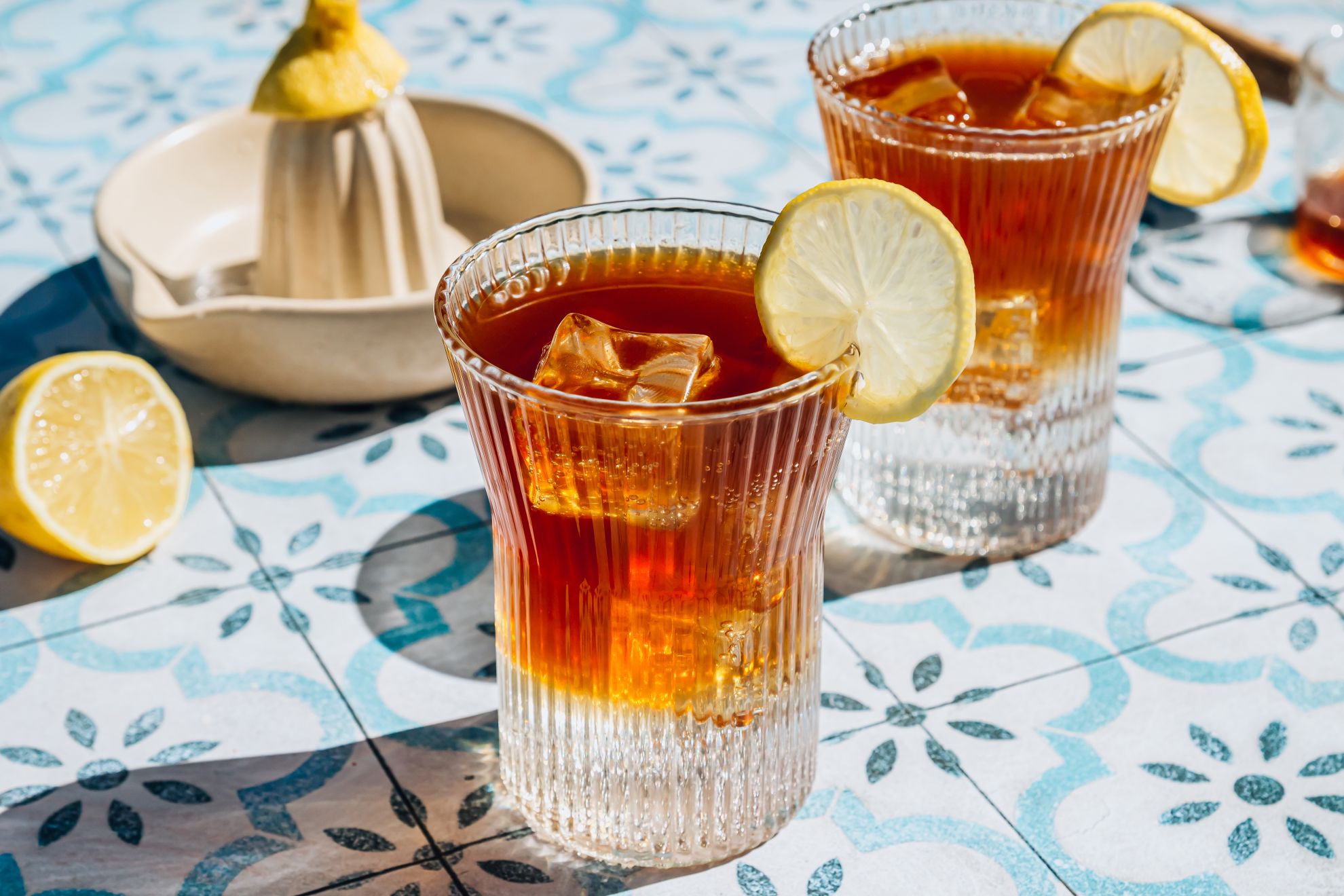 Aesthetic espresso tonic