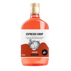 Espresso sirup Jahoda - 500 ml