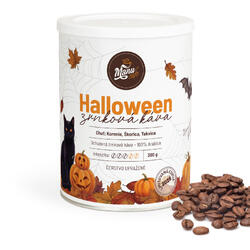 Halloween zrnková káva - darčeková dóza 300 g
