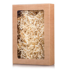 Darčeková krabica s priehľadom 370 x 240 x 70 mm