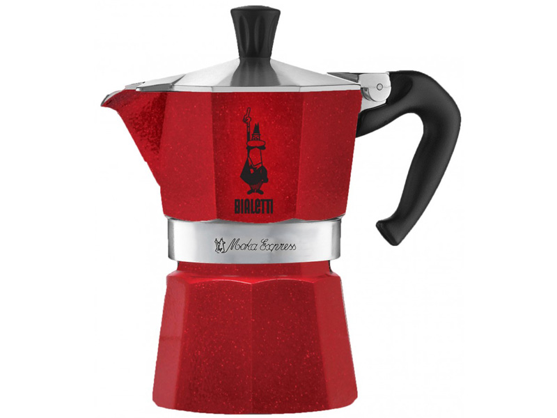 E-shop Bialetti Red Emotion Mokka kanvička - 6 šálků