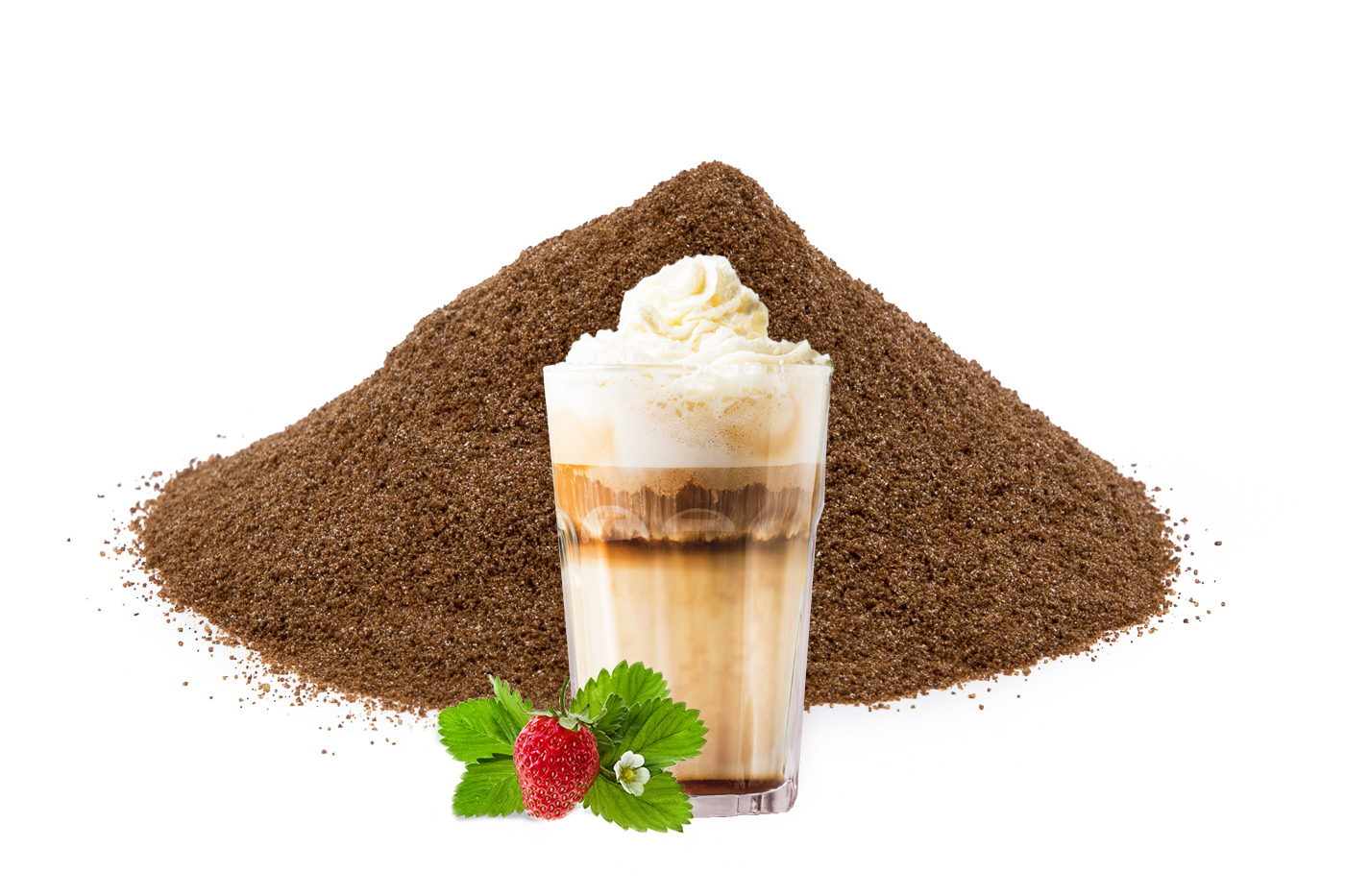 E-shop FRAPPÉ JAHODA - rozpustná káva, 1000g