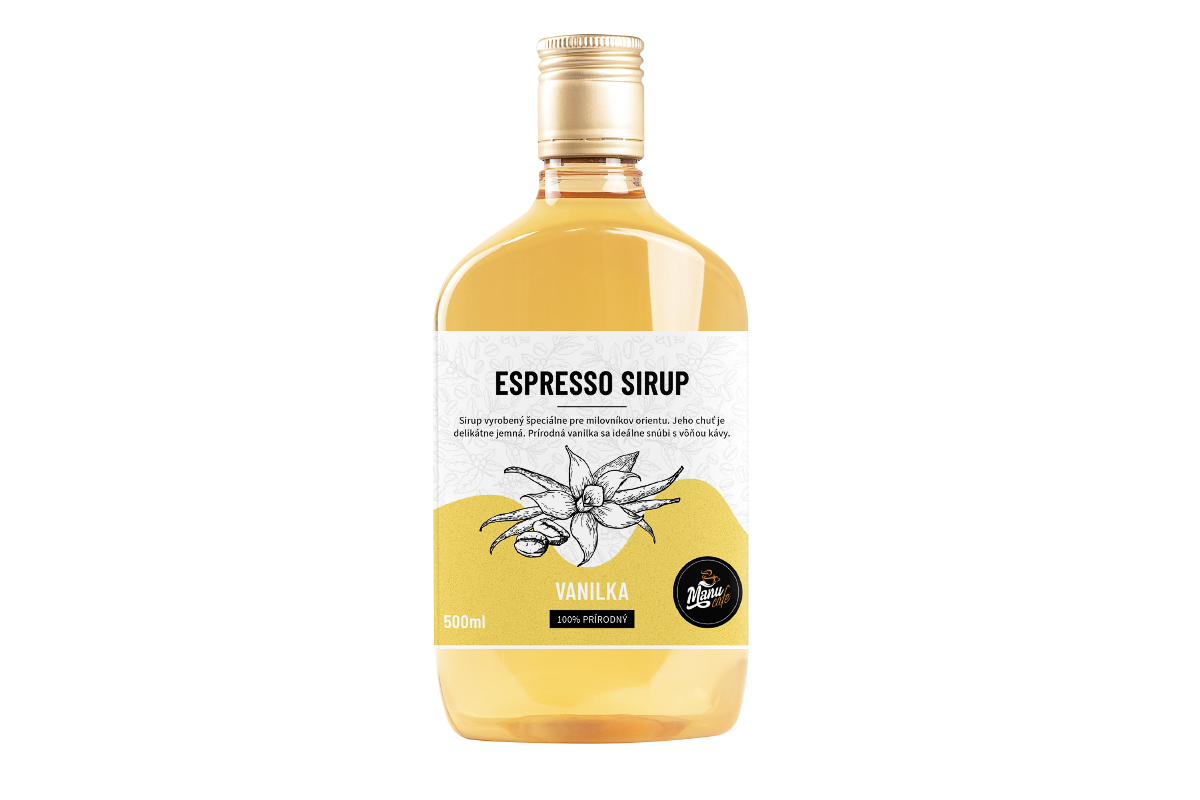 E-shop ESPRESSO SIRUP VANILKA - 500 ml