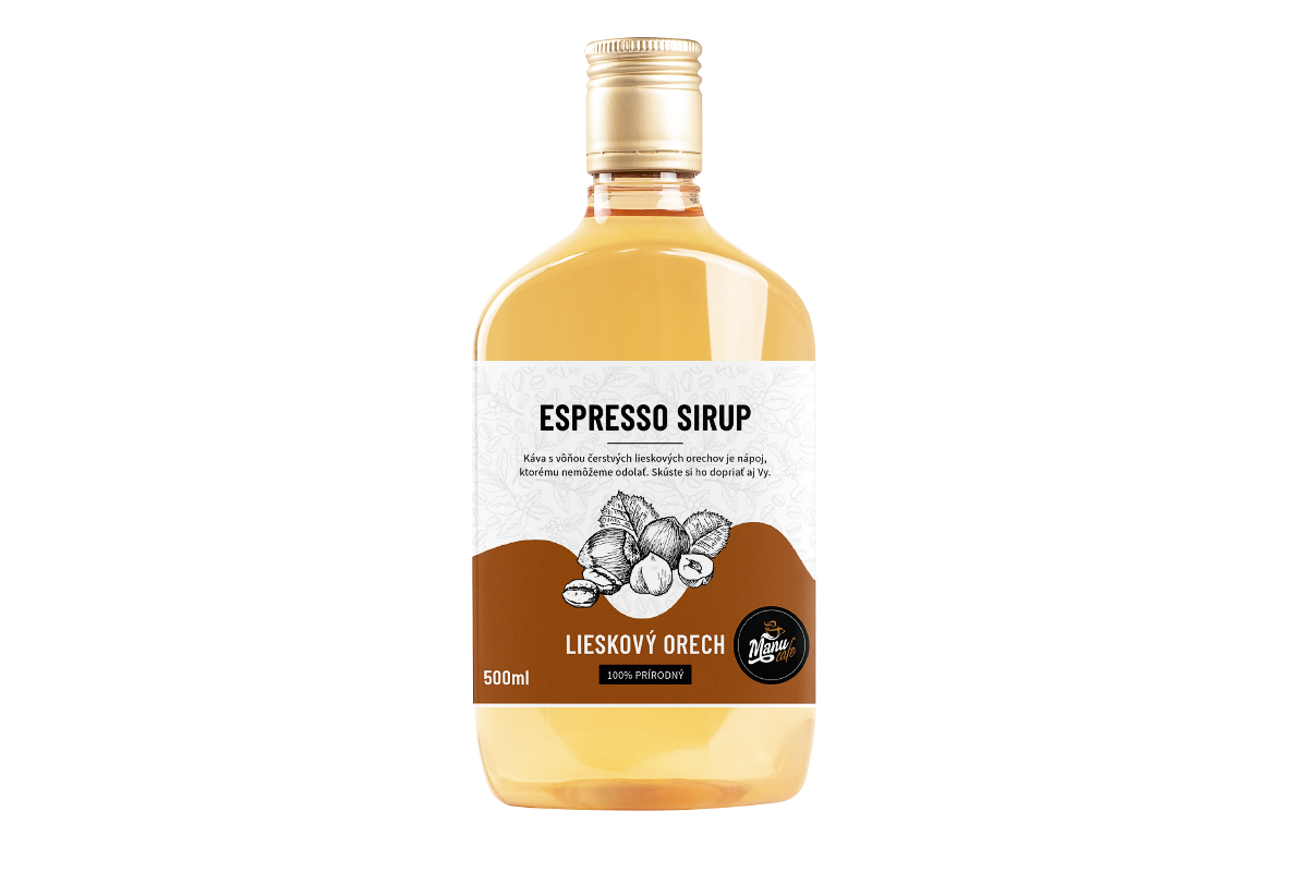 E-shop ESPRESSO SIRUP LIESKOVÝ ORECH - 500ml