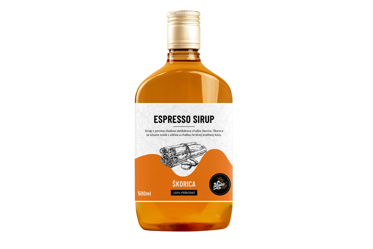E-shop ESPRESSO SIRUP ŠKORICA - 500 ml