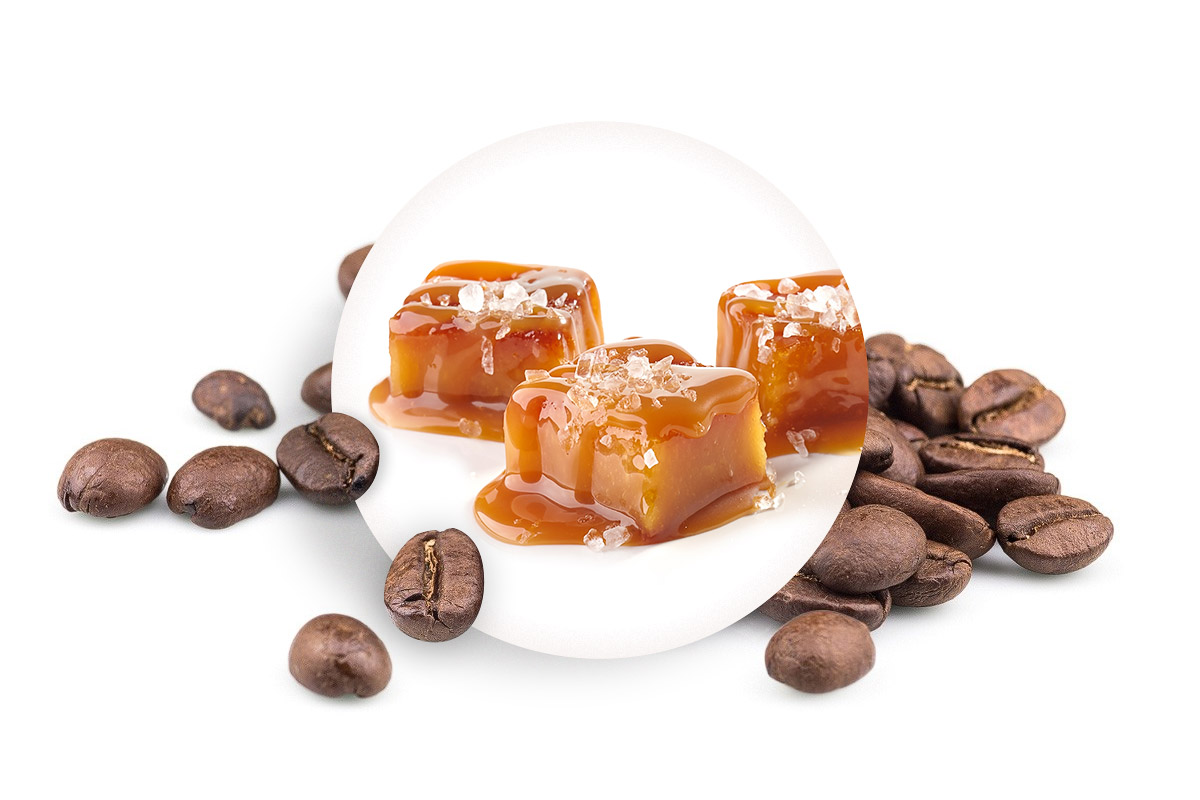 E-shop SLANÝ KARAMEL zrnková káva , 1000g
