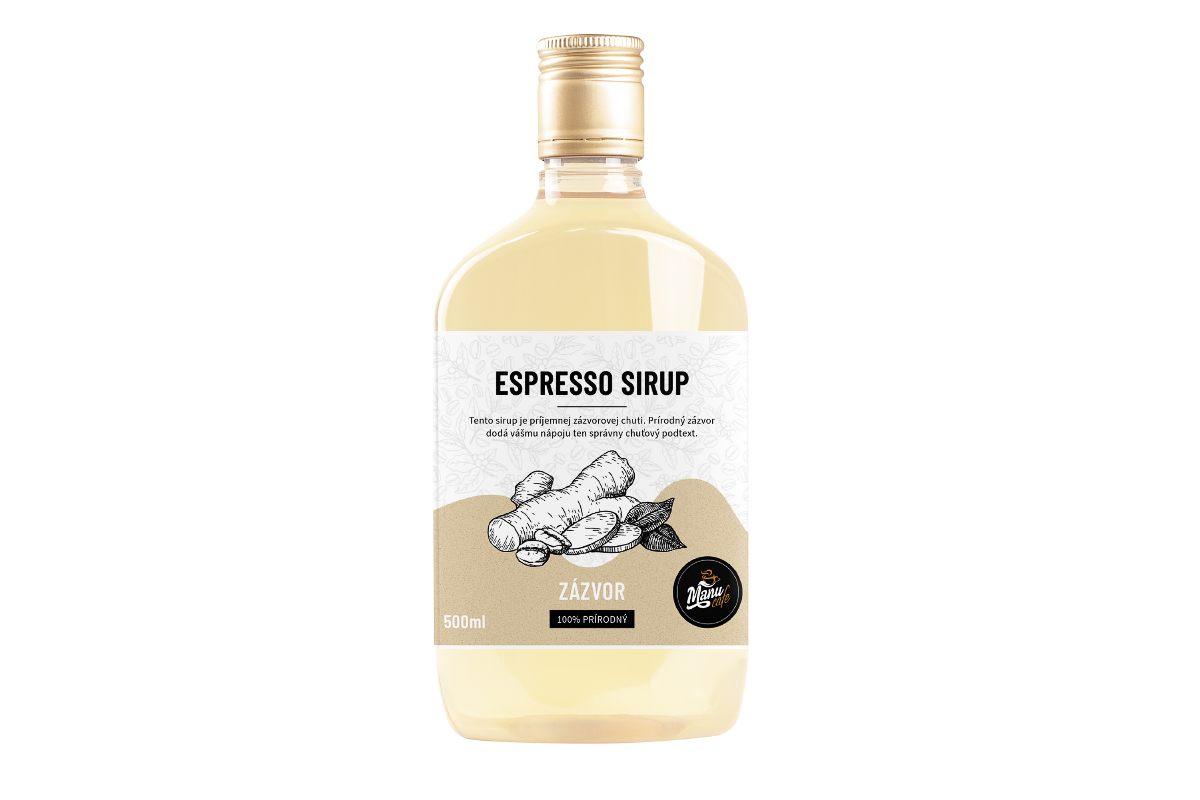E-shop ESPRESSO SIRUP ZÁZVOR - 500 ml