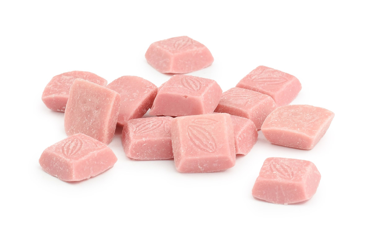 E-shop Biela čokoláda s lyofilizovanými malinami, 1000g