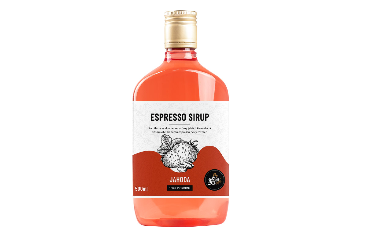 E-shop Espresso sirup Jahoda - 500 ml