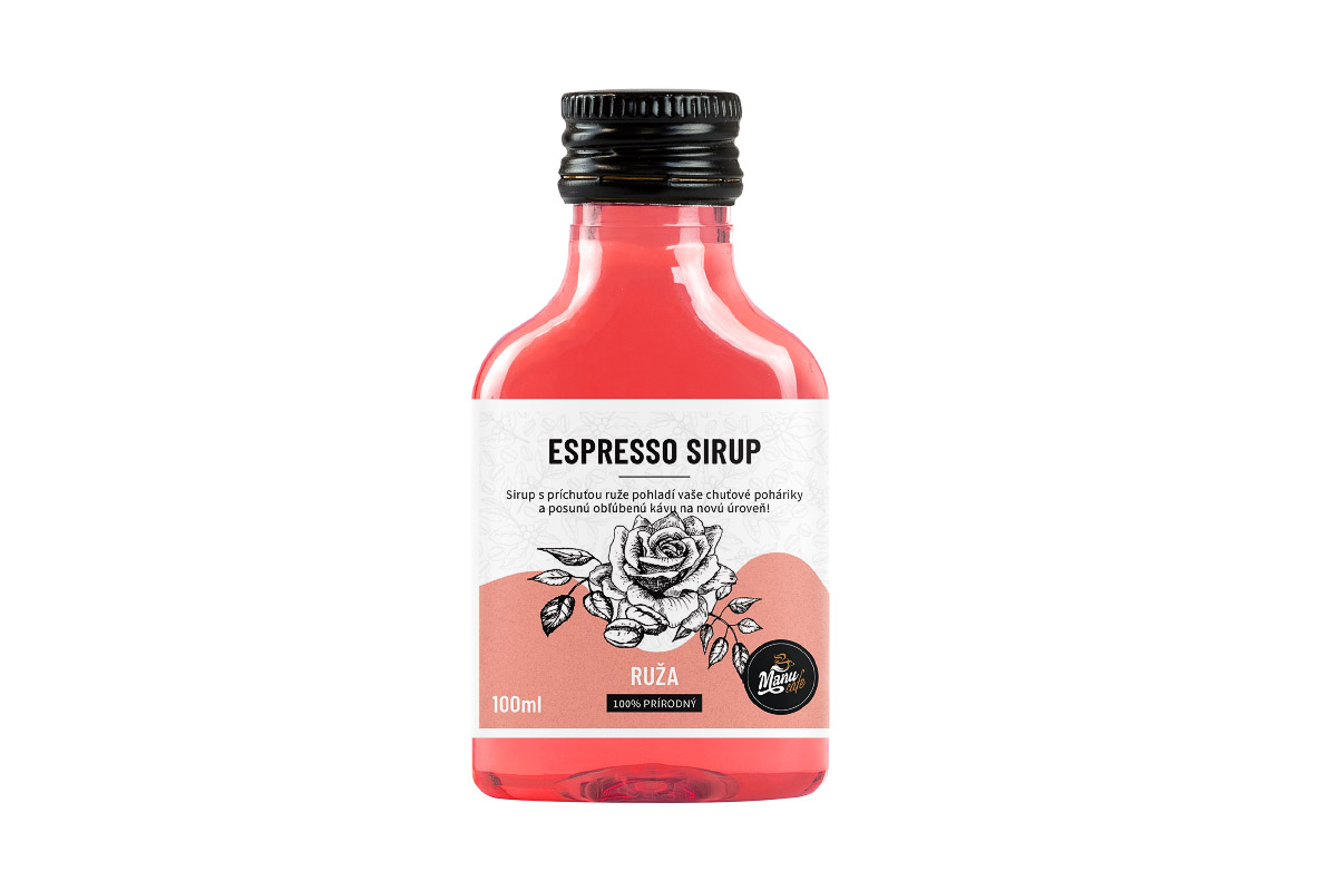 E-shop Espresso sirup Ruža - 100 ml