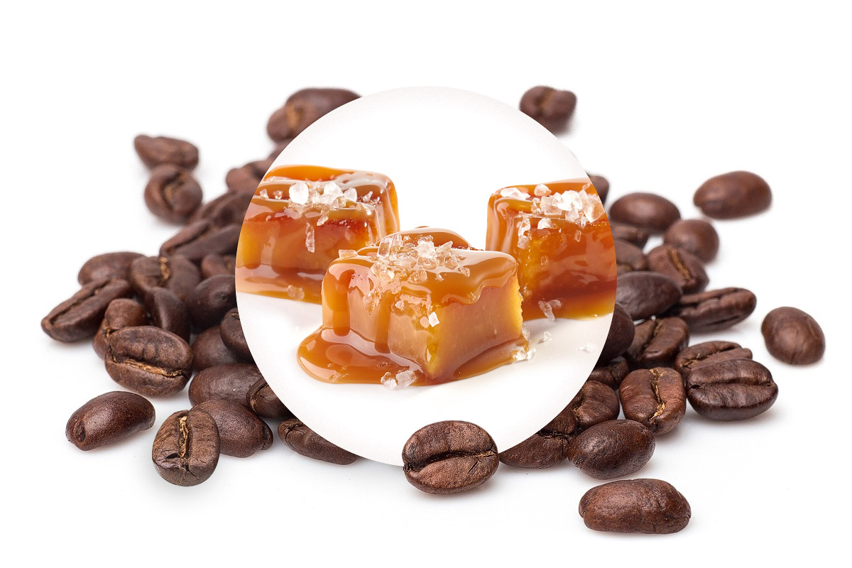 E-shop Slaný karamel - zrnková káva bezkofeínová, 1000g