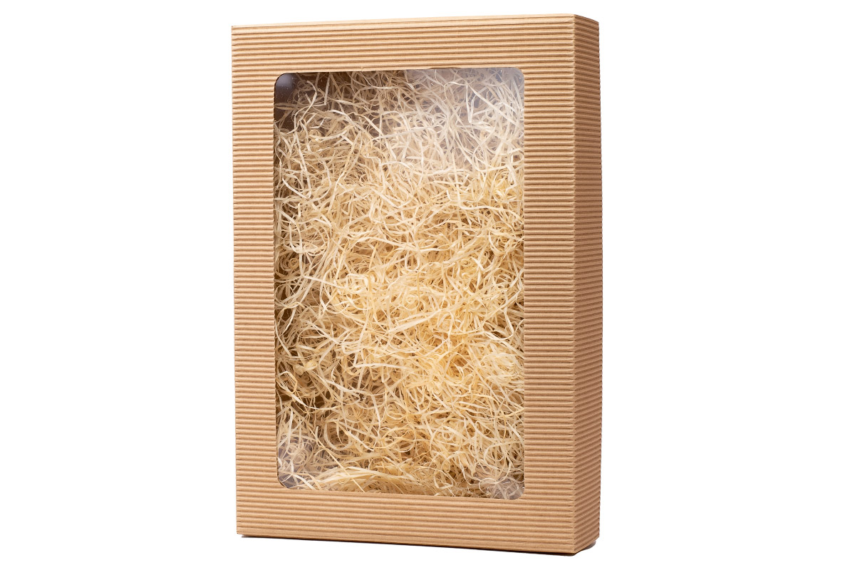 E-shop Darčeková krabica s priehľadom 370 x 240 x 70 mm